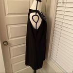 Carina|| Black sleeveless dress with 3 Photo 2