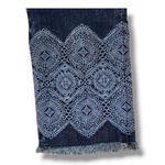 Tory Burch  Cropped Embroidered Cuff Straight Leg Jeans Women’s Size 30 Photo 5