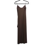 Delaru Brown Formal Dress Gown‎ Y2K 90s Fairy Boho Beaded Sz 4 HOCO Prom Ruffle Photo 1