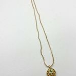 Nordstrom NWT Gold Tone Cubic Zirconia Seeing Eye Charm Necklace Photo 3