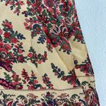 Ann Taylor women's beige red paisley print lightweight satin scarf accessories Photo 4