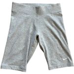 Nike Biker Shorts Sz S Grey 10" Activewear Athleisure Sporty Photo 1