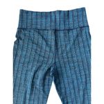 LULULEMON Blue Black Patterned Straight Leg Pants Size 8 Photo 2