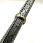 Round rhinestone cocktail ring Silver Photo 7