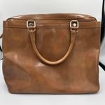 IACUCCI Pelleteria Genuine Italian Leather Handbag Brown Photo 1