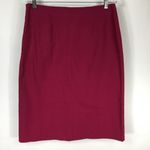 Saint Tropez West Saint Tropez Deep Pink Linen Skirt Beads Sz 12 Photo 1