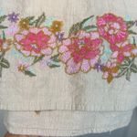 Chicwish Bohemian Florist Tassel Embroidered Tunic Mini Dress Size Medium EUC #VEG-0016 Photo 12