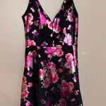 B Darlin Darlin B Black Dress Floral Photo 0