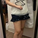 Iz Byer California ruffle halter top Photo 1