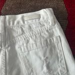 BLANK NYC White High Waisted Distressed Denim Jean Shorts Size 25 Waist Photo 2