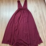 Lulus Heavenly Hues Burgundy Maxi Dress Size S Photo 3