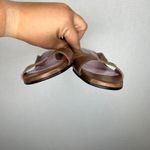 Taryn Rose Taryn‎ Rose Made in Italy Bronze Metallic Leather Heel Sandals Photo 5