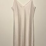 Aritzia Wilfred Only Slip Maxi Dress Size XL Cream White Neutral Light Birch Photo 3