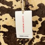 Lucky Brand | Genuine Leather & Calf Hair Tote in “Dark Cappuccino” w/Bag Charms Photo 1