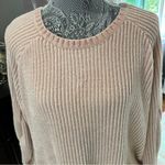Calia by Carrie Underwood Blush Pink Ribbed Chenille Sweater XL Photo 4