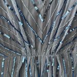 Mac Duggal  Beaded Kimono Sleeve V-Neck Dress Periwinkle 14 NWT Black Tie Formal Photo 8