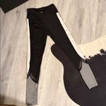 PINK - Victoria's Secret 🖤VS•PINK Leggings Tri-Color/Mesh•Black/Gray•Size:Small🖤 Photo 5