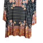 Avenue Midi Dress Womens 22 24 Multicolor Boho Artsy Art To Wear Scoop Stretch Photo 3
