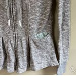 Anthropologie  Saturdau Sunday Peplum Grey Knit Zip Up Sweatshirt from Size Med Photo 5