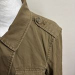 J. Crew Jacket Women S Brown Button Up Lightweight Utility Military Field Casual Photo 4