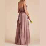 Birdy Grey  Christina Convertible Tulle Sandy Mauve Bridesmaids Maxi Dress MEDIUM Photo 1