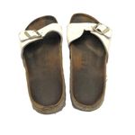 Birkenstock Madrid Sandals Patent White 39 Narrow Mens 6 Womens 8 Photo 3
