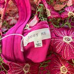 Just Me  Floral Quarter Sleeve Dress Size Medium NWT Photo 2