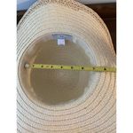 H by Halston Halston Natural Straw SunHat One Size Tortoise/Rope Accent Polyester/Paper Blend Photo 4