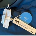 Cupshe  Swimsuit Womens Size M One Piece Blue Molded Cups Ruffles Shoulde NWT Photo 2