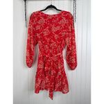 Flying Tomato  Women's Balloon Long Sleeve Floral Print Chiffon Dress Size XS Photo 2