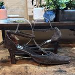 Victoria's Secret Victoria’s Secret Brown Suede Heels Size 7 Photo 6
