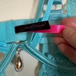 Seven til Midnight Teal Lace Babydoll Teddy Garter Straps Jewel Detail 3X/4X Blue Size undefined Photo 4