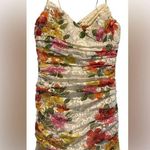 Phoebe Couture Multicolor Floral Mini Dress Photo 0