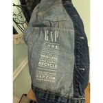 Gap  Size XS Jean Denim Jacket Vintage Hippie Boho Blue Trucker Photo 4