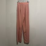 Max Mara  Wool  Wide-Leg Pants in Pink Photo 9