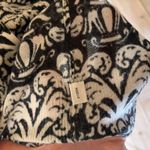 Ann Taylor  Loft EUC Women's Black White Paisley Cardigan Sweater Lightweight S Photo 2