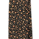 EVER NEW Hallie Wrap Floral Midi Dress Black Orange 4 Photo 13