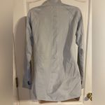 Saucony  Light Gray Long Sleeve 1/4 Zip Top With Thumb Holes Size Large Photo 4