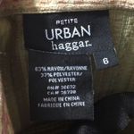 Urban Haggar Petite Striped Blazer Tan, Pink, 6 Petite Tan Size 6P Photo 5