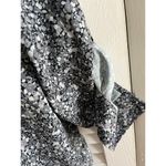 Lands' End silky feel tunic blouse 2X convertible sleeves 2 pockets muted grays Photo 3