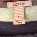 J.Crew Striped Cotton Long Sleeved Midi Yacht Dress Sz L Photo 2