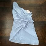Free People One Shoulder Blue Summer Dress NWT Photo 7