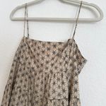 Levi's Beige Pattern Tiered Mini Dress Photo 6