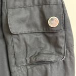 Ralph Lauren Lauren  Womens Size Petite M Black Utility Jacket Toggle Button Zip Photo 5