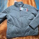 Three Dots NWT  Quilted Jacket size medium Heather Pavement fall winter Photo 0