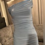 🌸AMTIOUS off shoulder baby blue mini dress✨ Photo 6