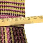 Free People Yellow Striped Metallic Knitted
Short Sleeve dress size large Photo 7