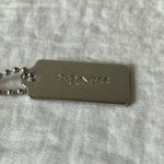 Coach : Dark Pink Tea Rose Tag- Silver Tone Photo 1