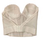 Carnival White Low Plunge longline Bustier Bra 203 strapless Womens 34A Bride Size undefined Photo 2