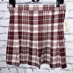 Hippie Rose  NWT Varsity Plaid‎ Mini Skirt Size Medium Photo 0